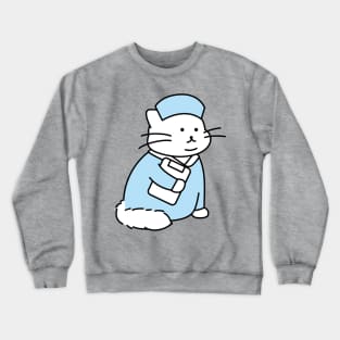 Kitty Cat Nurse Crewneck Sweatshirt